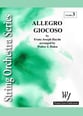 Allegro Giocoso Orchestra sheet music cover